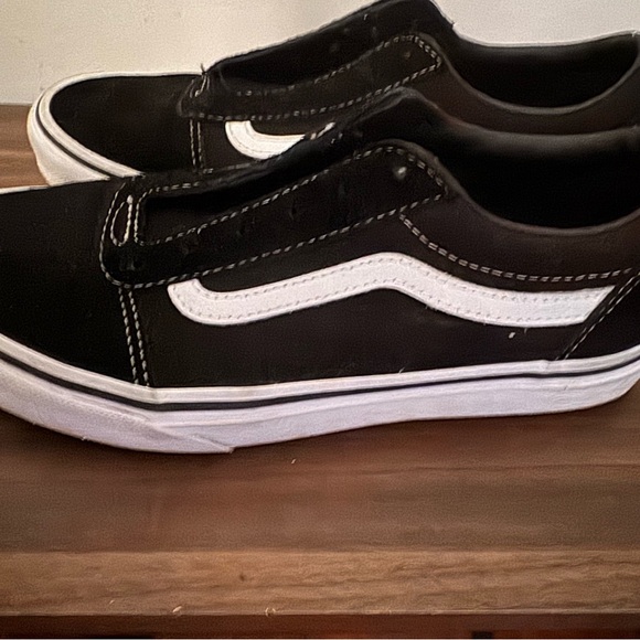 Vans Black and White Classic Sneakers - Picture 1 of 4